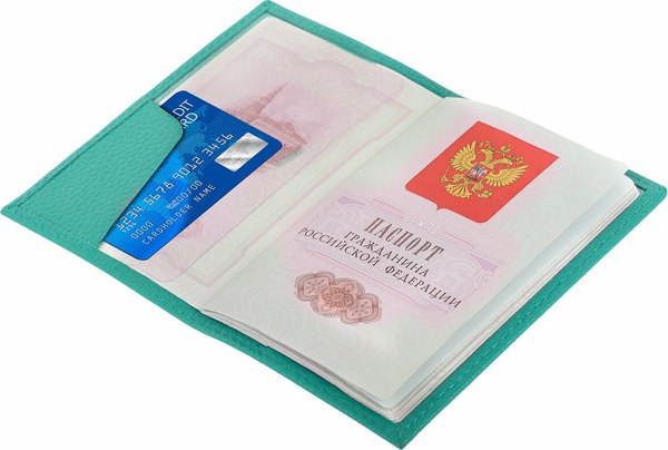 Обложка на паспорт Brauberg 238862 (мятный)