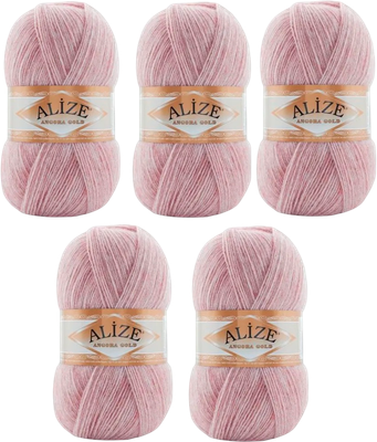 

Набор пряжи для вязания, Angora Gold 20% шерсть, 80% акрил / 664