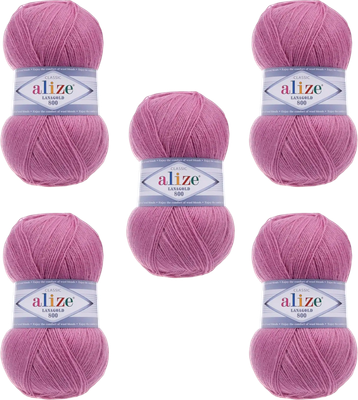 

Набор пряжи для вязания, Lanagold 800 49% шерсть, 51% акрил / 28