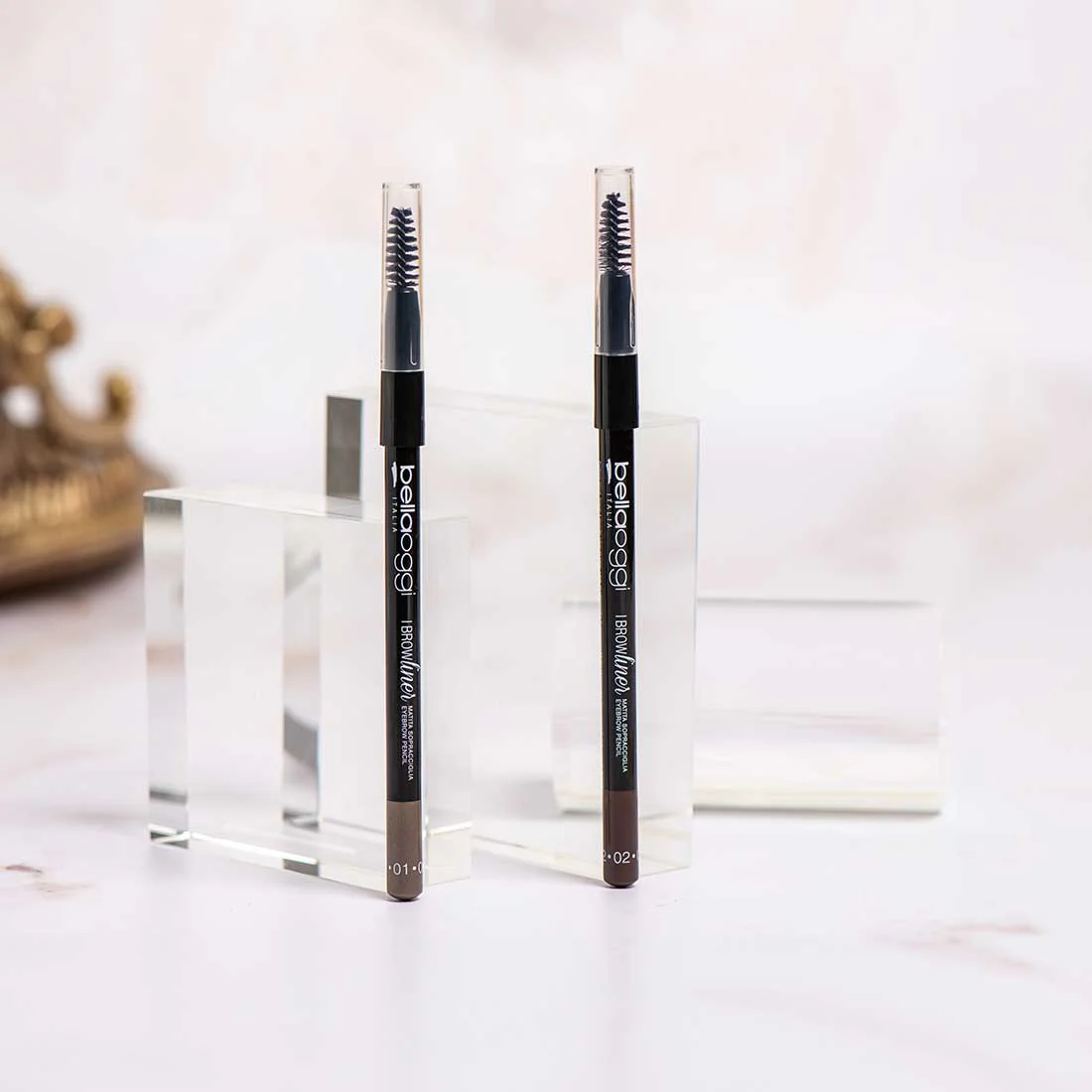 Карандаш для бровей Bellaoggi Brow Liner тон 02 — фото 6