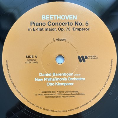 Виниловая пластинка Warner Music Beethoven - Piano Concerto No. 5 Emperor LP