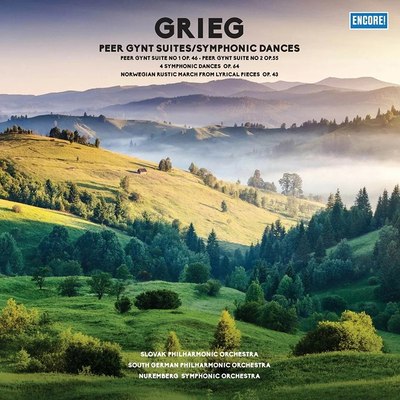 Виниловая пластинка Bellevue Publishing Grieg - Peer Gynt Suites/Symphonic Dances LP (5711053021595) - 