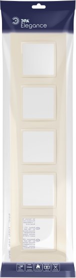 Рамка для выключателя ЭРА Elegance 14-5015-02 Classic / Б0060592 (слоновая кость)