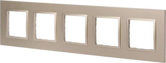 Рамка для выключателей и розеток ЭРА Elegance 14-5015-04 Classic / Б0060594 (шампань)