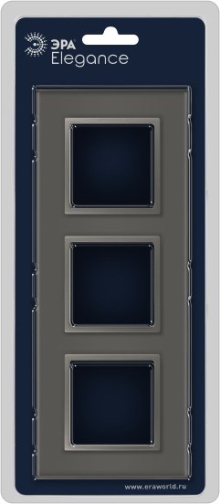Рамка для выключателя ЭРА Elegance 14-5103-16 / Б0065837 (титан)