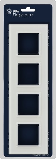 Рамка для выключателя ЭРА Elegance 14-5104-01М / Б0065838 (белый матовый)