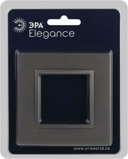 Рамка для выключателя ЭРА Elegance 14-5201-16 / Б0065842 (титан)
