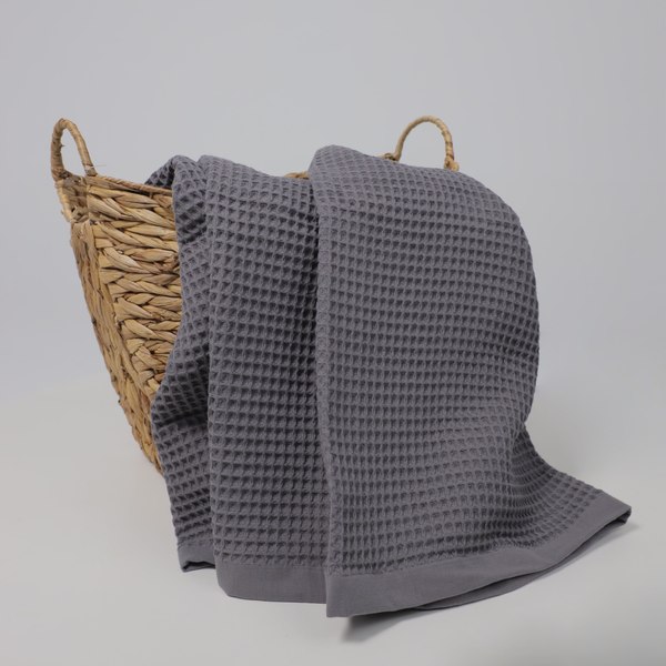 Покрывало AksHome Demure 240x210 / 19-3803 (серый)