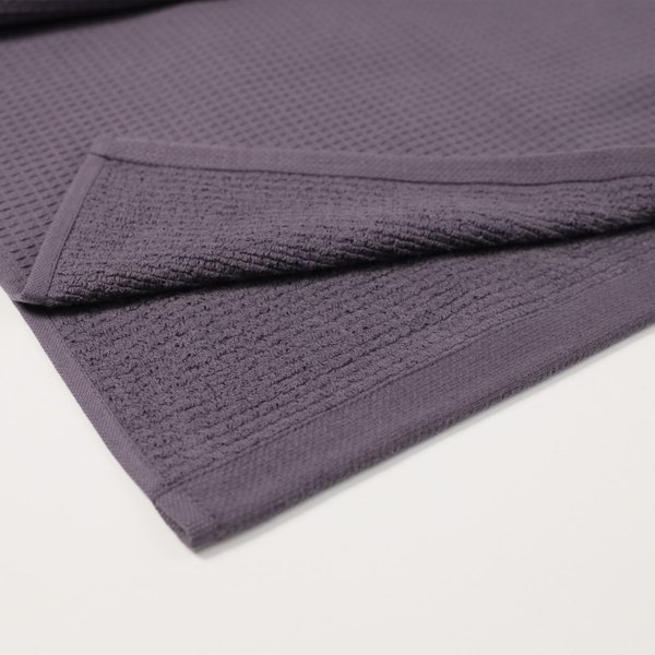 Полотенце AksHome Grey Вафельное 70x140 / E2022-181 (черный графит)