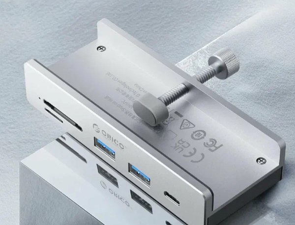 USB-хаб Orico MH4PC-10-SV-BP (серебристый)