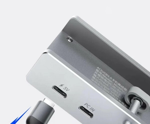 USB-хаб Orico MH4PC-10-SV-BP (серебристый)