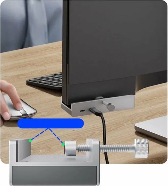 USB-хаб Orico MH4PC-10-SV-BP (серебристый)