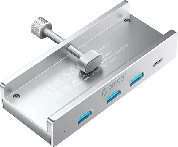 USB-хаб Orico MH4PC-10-SV-BP (серебристый)