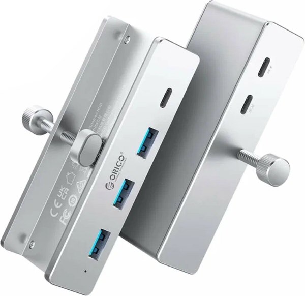 USB-хаб Orico MH4PC-10-SV-BP (серебристый)