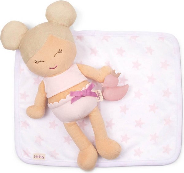 Пупс с аксессуарами LullaBaby Для купания, блонди / LBY7236