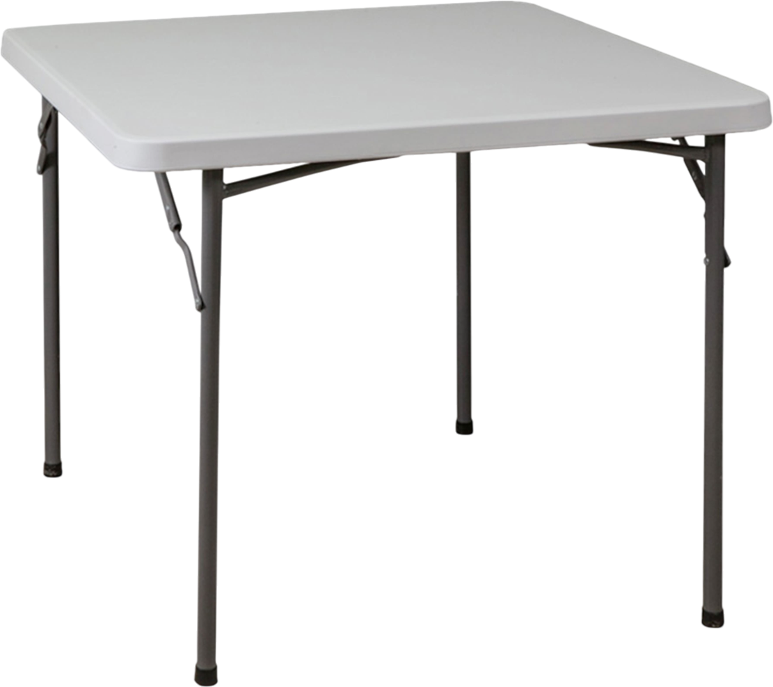 Стол складной AksHome 86x86x74 (белый)