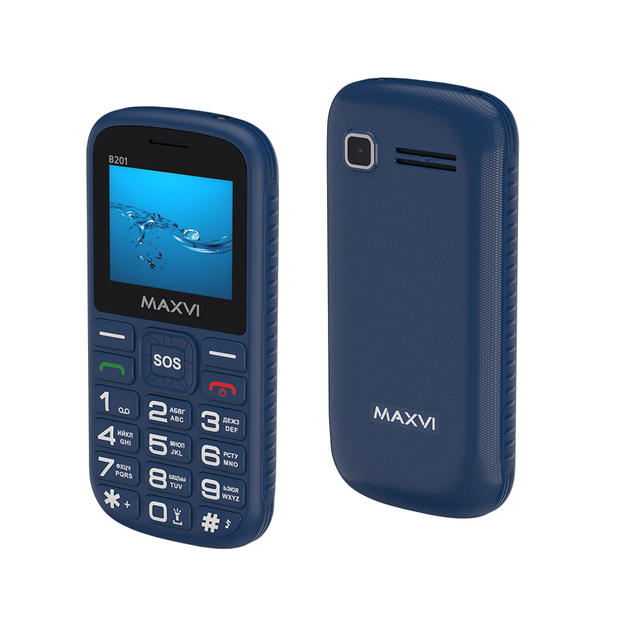 Мобильный телефон Maxvi B201 (синий)
