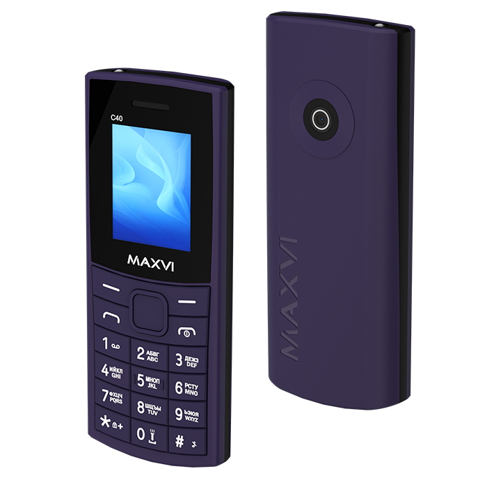Мобильный телефон Maxvi C40 (фиолетовый)