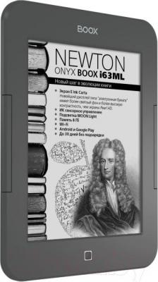 Электронная книга Onyx Boox i63ML Newton (серый металлик) - вполоборота