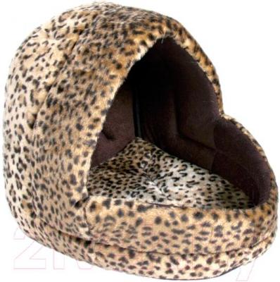 Домик для животных Trixie Leo 3626 (леопардово-коричневый) - общий вид