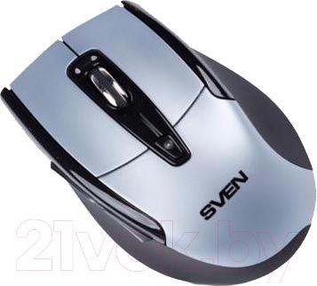 Мышь Sven RX-370 Wireless (Black-Silver) - общий вид