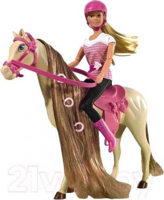 Кукла с аксессуарами Simba Штеффи на лошади (10 5730939) - общий вид