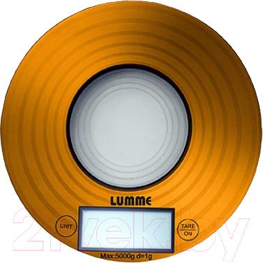 Кухонные весы Lumme LU-1317 (золотой) - общий вид