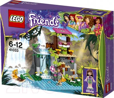Конструктор Lego Friends Джунгли: Спасение тигрёнка у водопада (41033) - упаковка