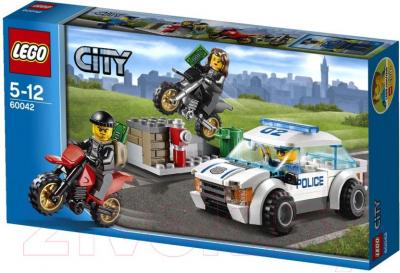Конструктор Lego City Погоня за воришками-байкерами (60042) - упаковка