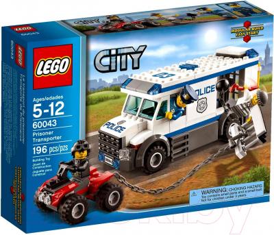Конструктор Lego City Автомобиль для перевозки заключённых (60043) - упаковка