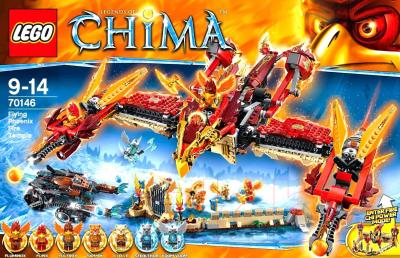 Конструктор Lego Chima Огненный летающий Храм Фениксов (70146) - упаковка
