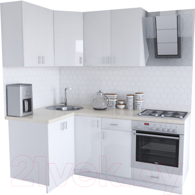 

Готовая кухня Хоум Лайн, Кристалл Люкс 1.2x2.0