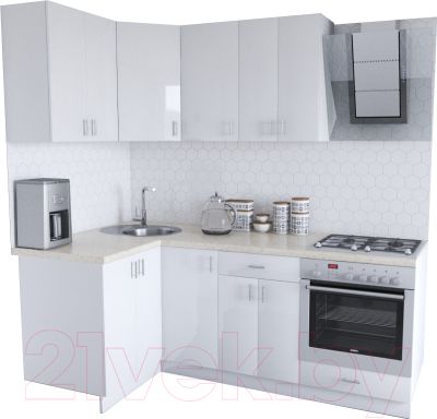 

Готовая кухня Хоум Лайн, Кристалл Люкс 1.2x2.1