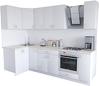 

Готовая кухня Хоум Лайн, Кристалл Люкс 1.2x2.7