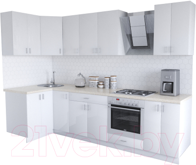 

Готовая кухня Хоум Лайн, Кристалл Люкс 1.2x2.9