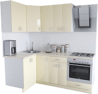 

Готовая кухня Хоум Лайн, Кристалл Люкс 1.2x2.1