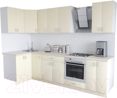 

Готовая кухня Хоум Лайн, Кристалл Люкс 1.2x2.9