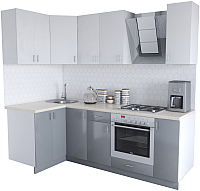 

Готовая кухня Хоум Лайн, Кристалл Люкс 1.2x2.3