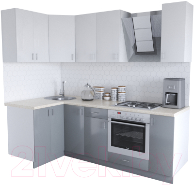 

Готовая кухня Хоум Лайн, Кристалл Люкс 1.2x2.3