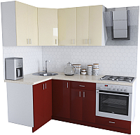 

Готовая кухня Хоум Лайн, Кристалл Люкс 1.2x2.1