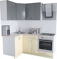 

Готовая кухня Хоум Лайн, Кристалл Люкс 1.2x1.9