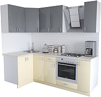

Готовая кухня Хоум Лайн, Кристалл Люкс 1.2x2.3