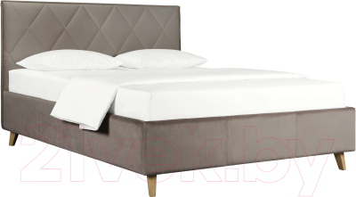 Двуспальная кровать ДеньНочь Мишель К03 KR00-19Le 160x200 (PR04/PR04)