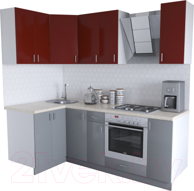 

Готовая кухня Хоум Лайн, Кристалл Люкс 1.2x2.2