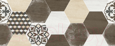 Декоративная плитка Керамин Винтаж 3Д (500x200)