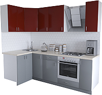 

Готовая кухня Хоум Лайн, Кристалл Люкс 1.2x2.4