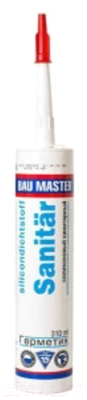 

Герметик силиконовый BauMaster, Sanitary Silicone
