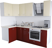 

Готовая кухня Хоум Лайн, Кристалл Люкс 1.2x2.4