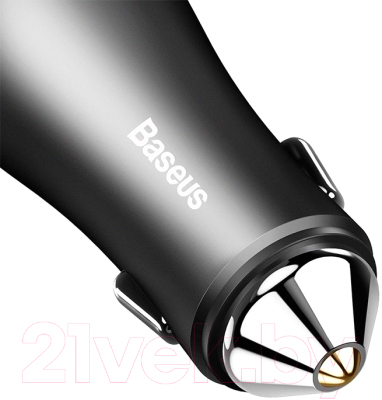 Адаптер питания автомобильный Baseus Golden Contactor / CCALL-DZ01 (черный)