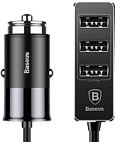 Зарядное устройство автомобильное Baseus Enjoy Together / CCTON-01 (черный) - 